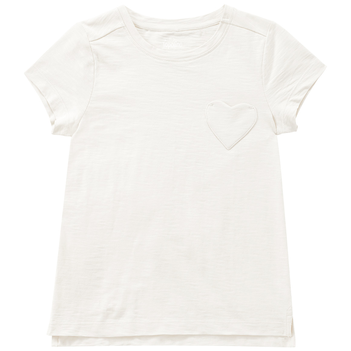 Mädchen T-Shirt mit Herz-Tasche