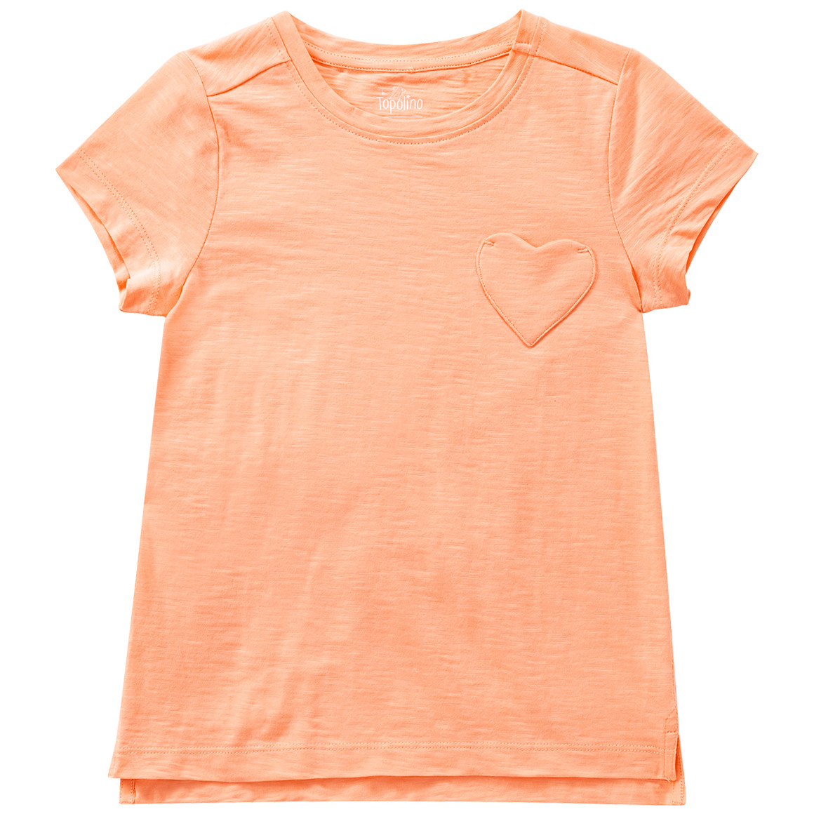 Mädchen T-Shirt mit Herz-Tasche