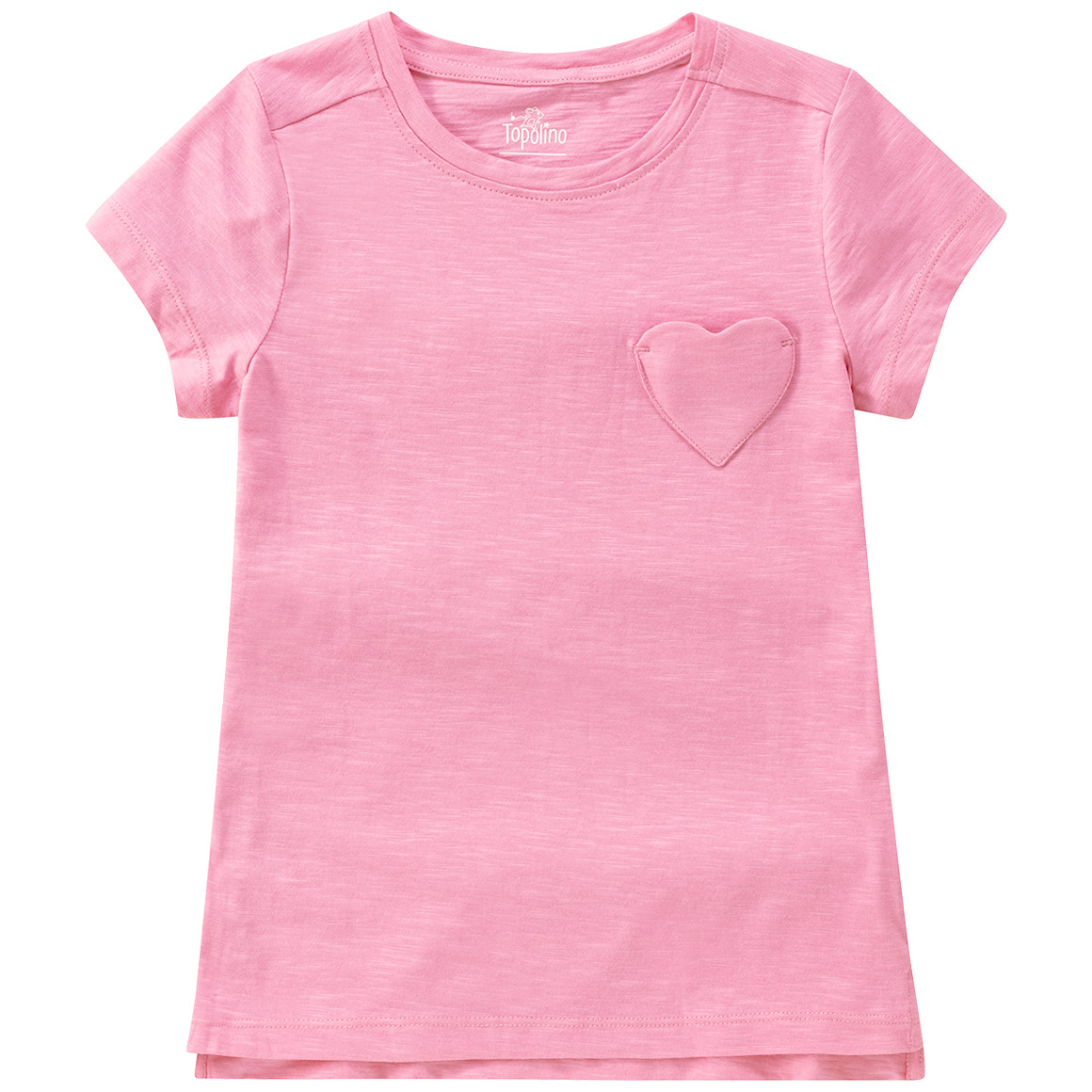 Mädchen T-Shirt mit Herz-Tasche