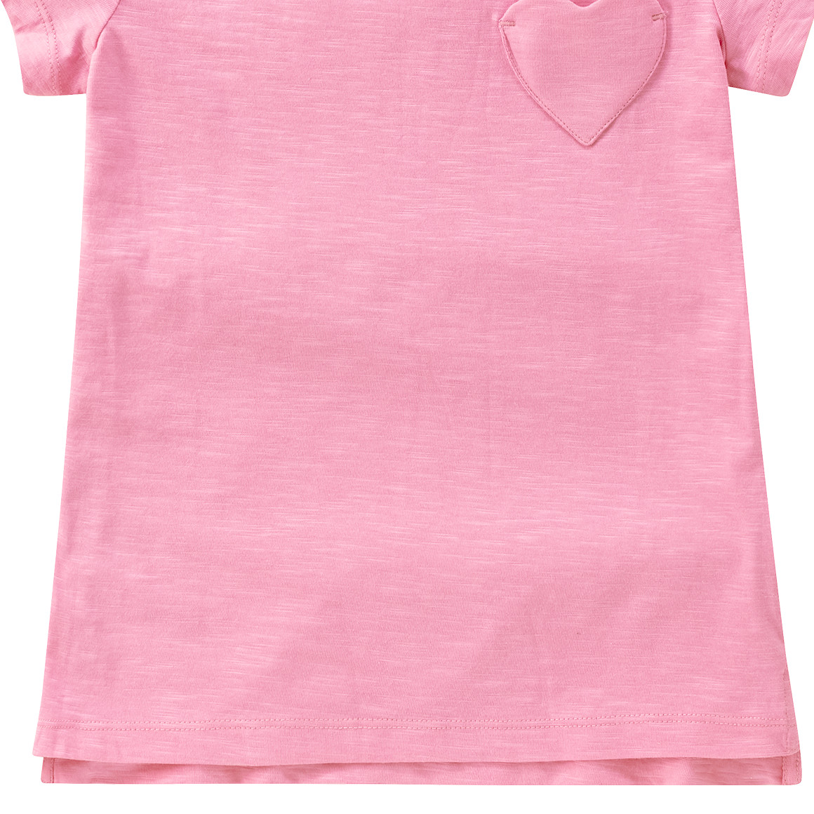 Mädchen T-Shirt mit Herz-Tasche