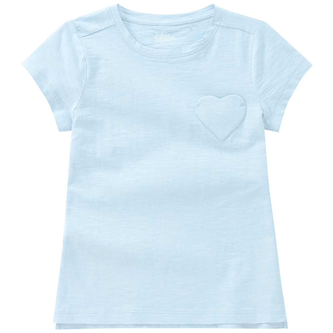 Mädchen T-Shirt mit Herz-Tasche