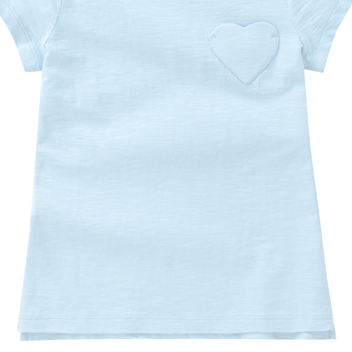 Mädchen T-Shirt mit Herz-Tasche