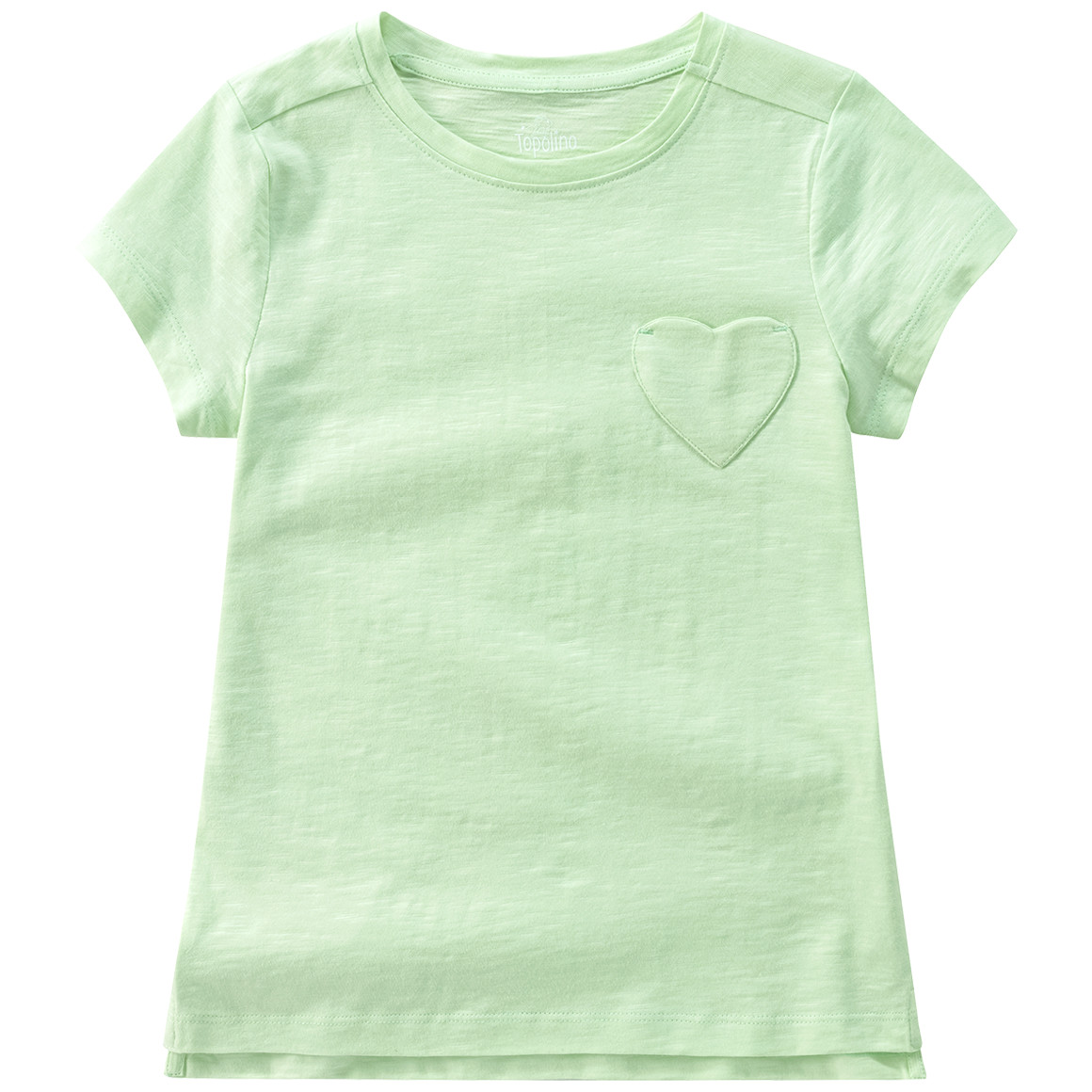 Mädchen T-Shirt mit Herz-Tasche