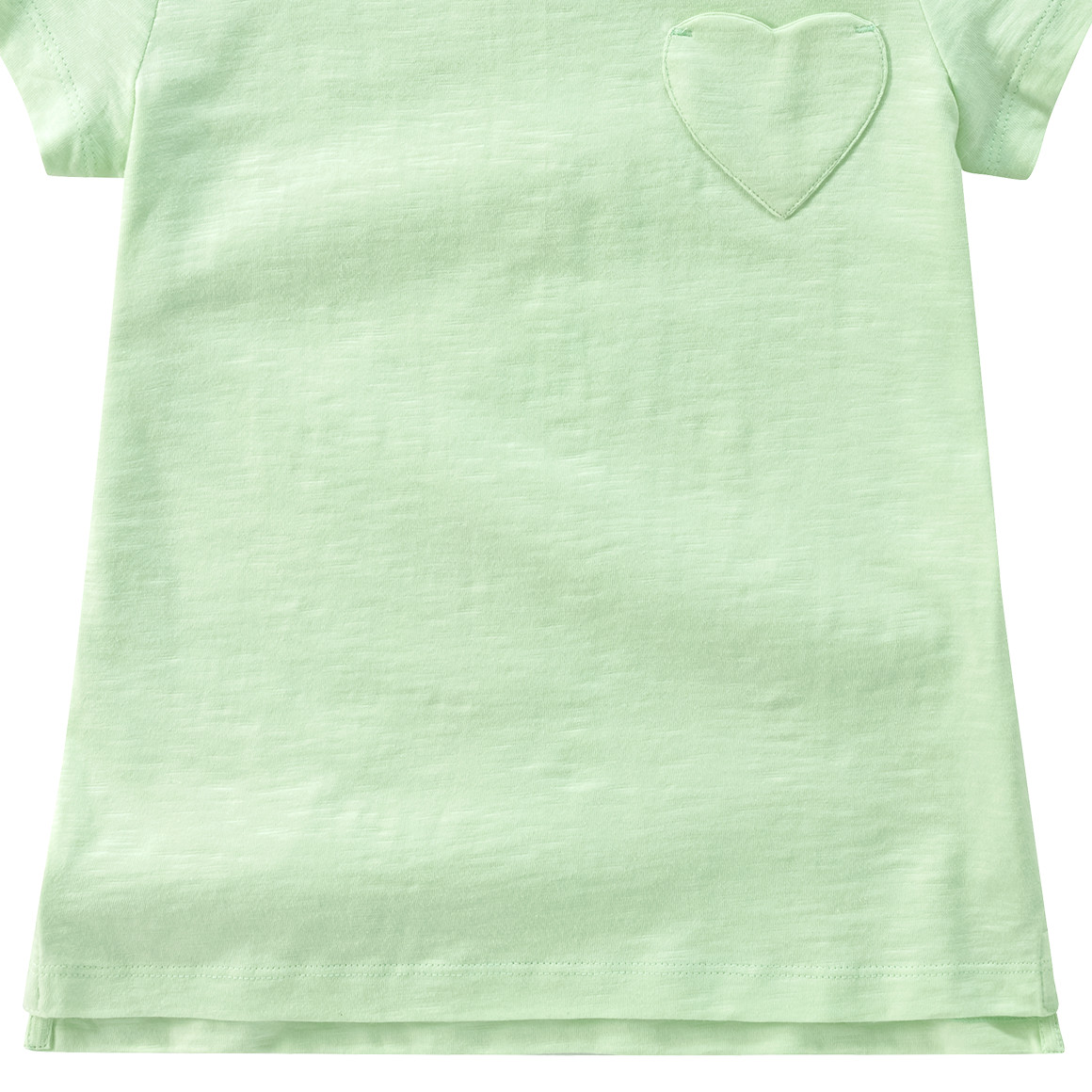 Mädchen T-Shirt mit Herz-Tasche