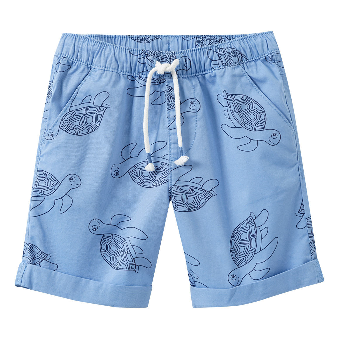 Jungen Shorts mit Schildkröten-Motiven