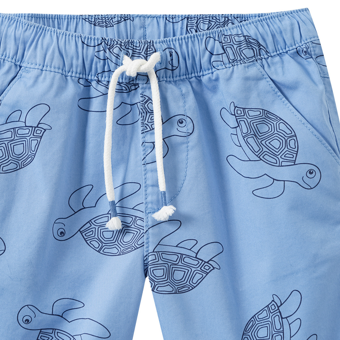 Jungen Shorts mit Schildkröten-Motiven