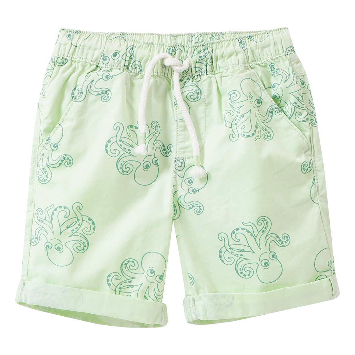 Jungen Shorts mit Kraken-Motiven