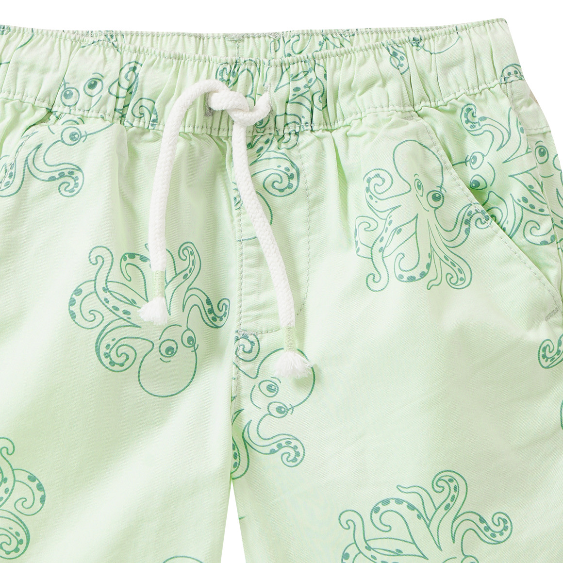 Jungen Shorts mit Kraken-Motiven