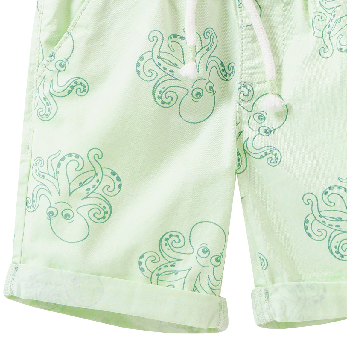 Jungen Shorts mit Kraken-Motiven