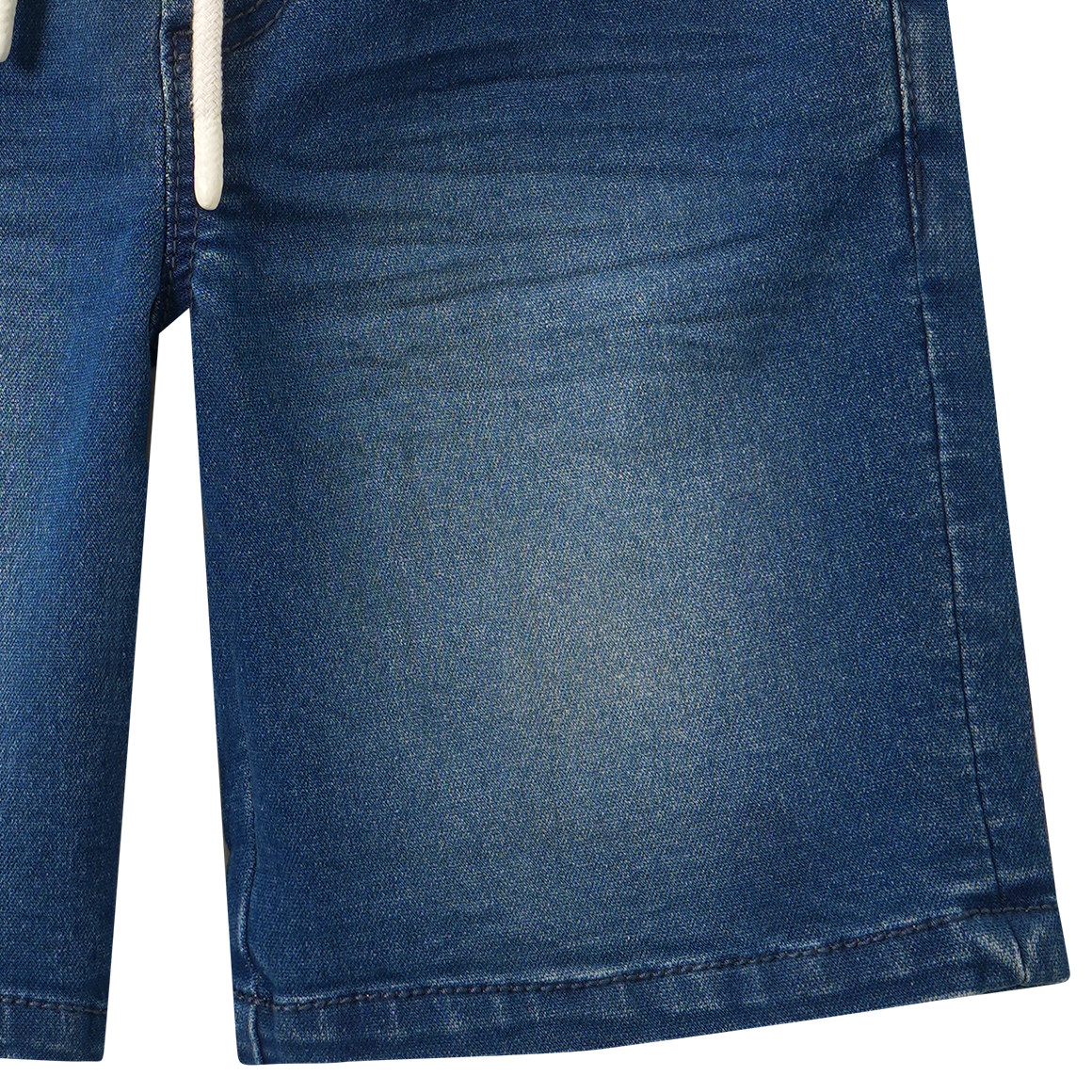 Jungen Jeansshorts mit Tunnelzug