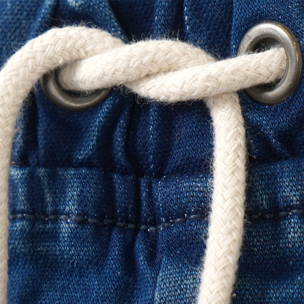 Jungen Jeansshorts mit Tunnelzug