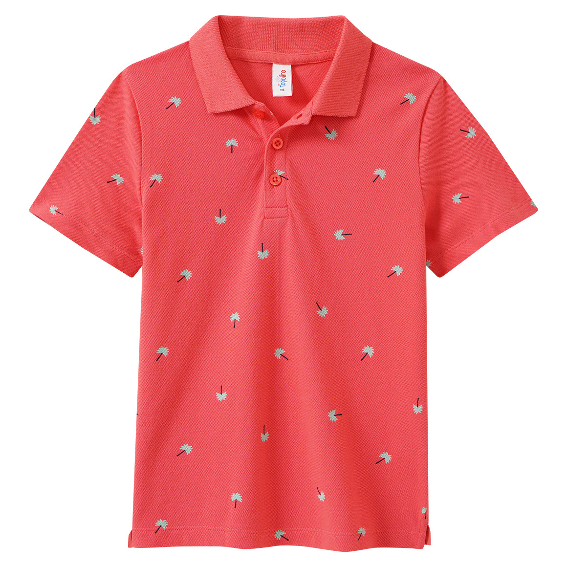 Jungen Poloshirt mit Allover-Print