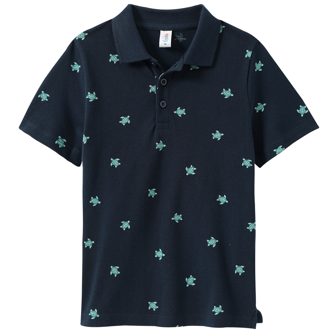 Jungen Poloshirt mit Allover-Print