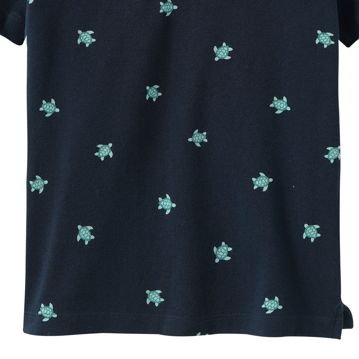 Jungen Poloshirt mit Allover-Print