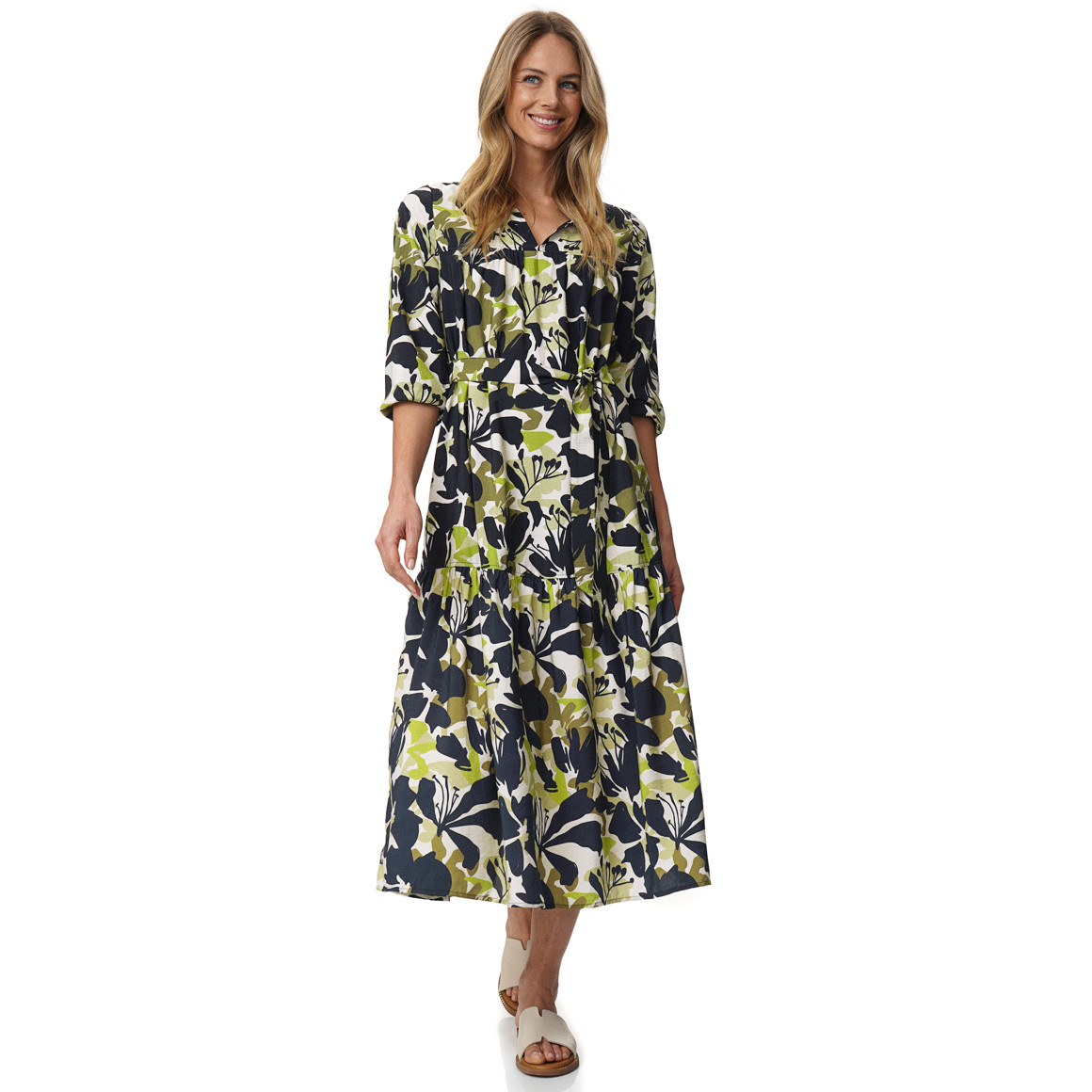 Damesjurk met bloemmotief