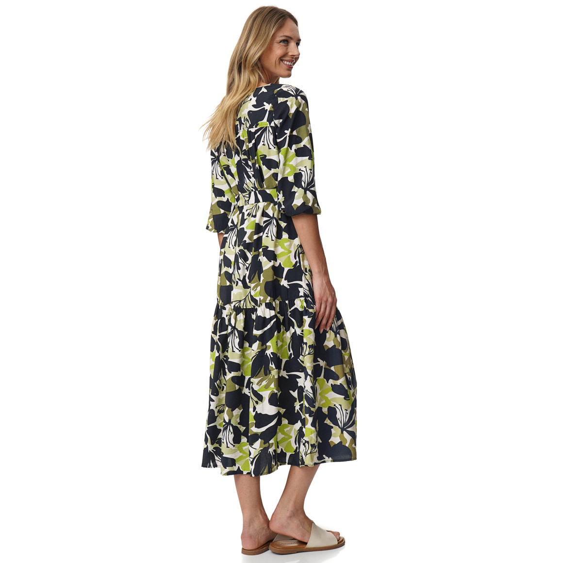 Damesjurk met bloemmotief