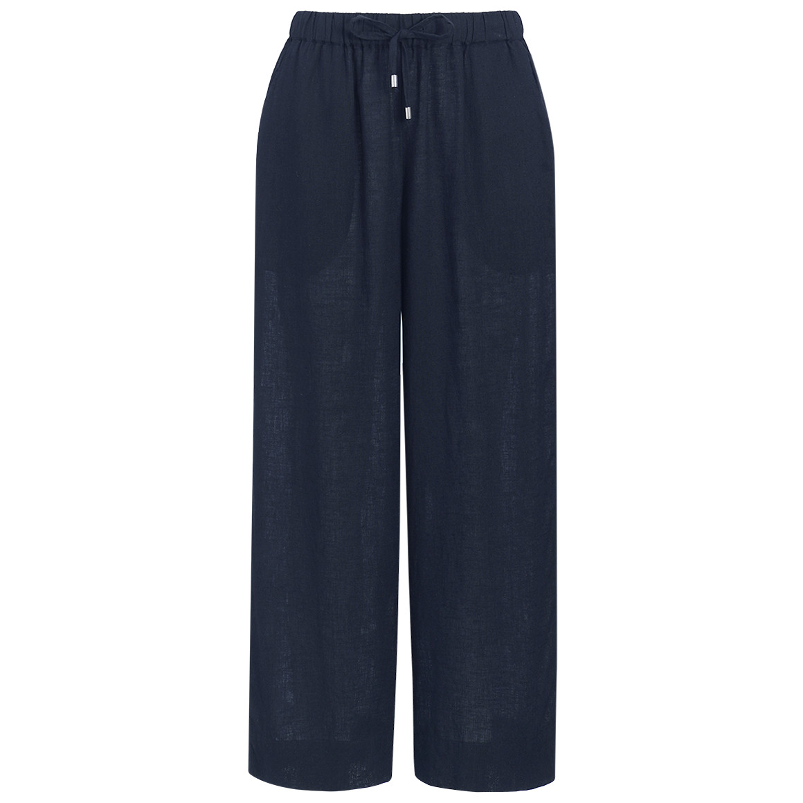 Damen Leinen-Hose mit Elastikbund