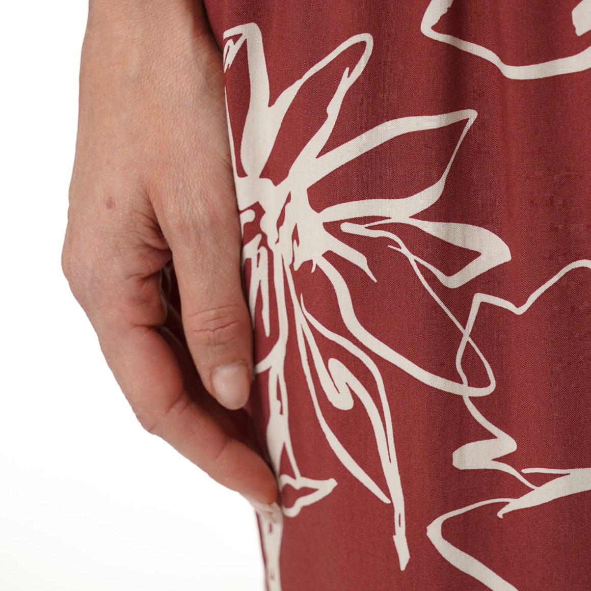 Damen Hose mit Webbund