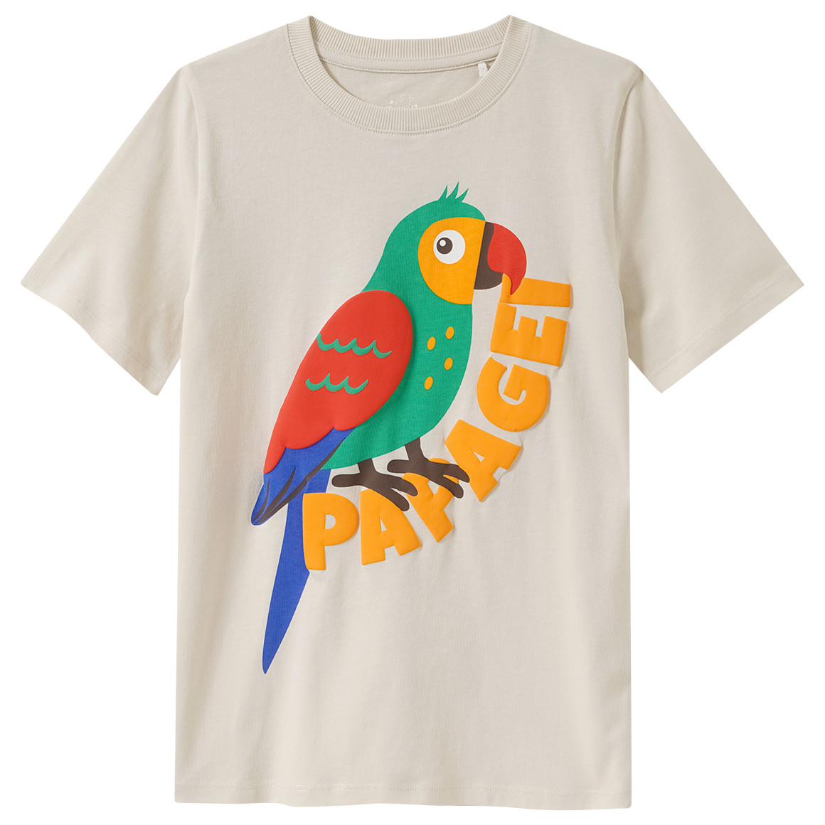 Kinder T-Shirt mit Papagei-Motiv