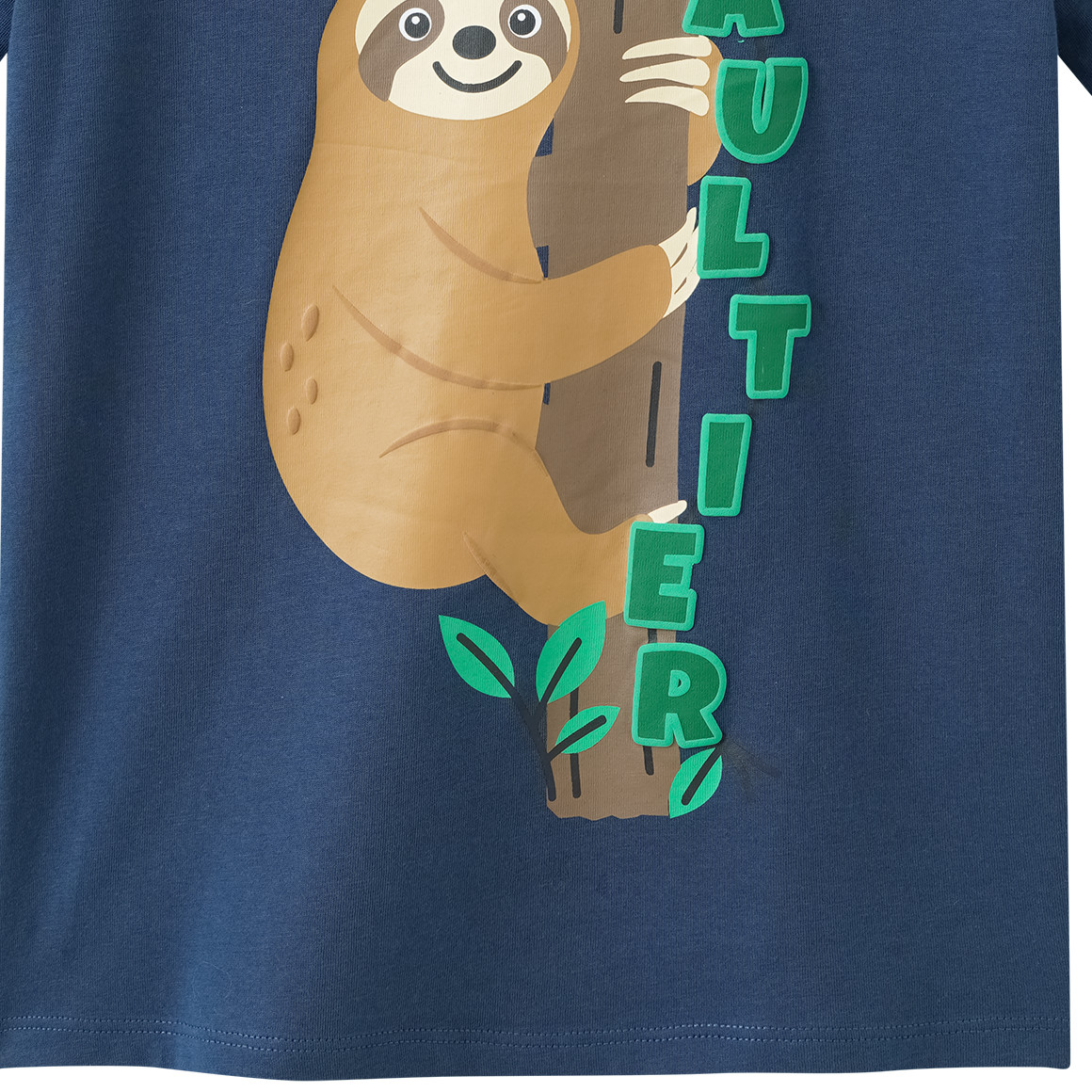 Kinder T-Shirt mit Faultier-Motiv