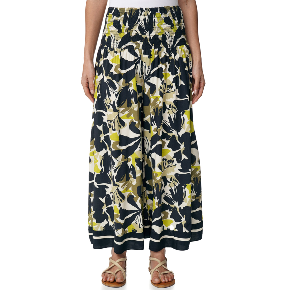 Damen Palazzo-Hose mit weitem Bein