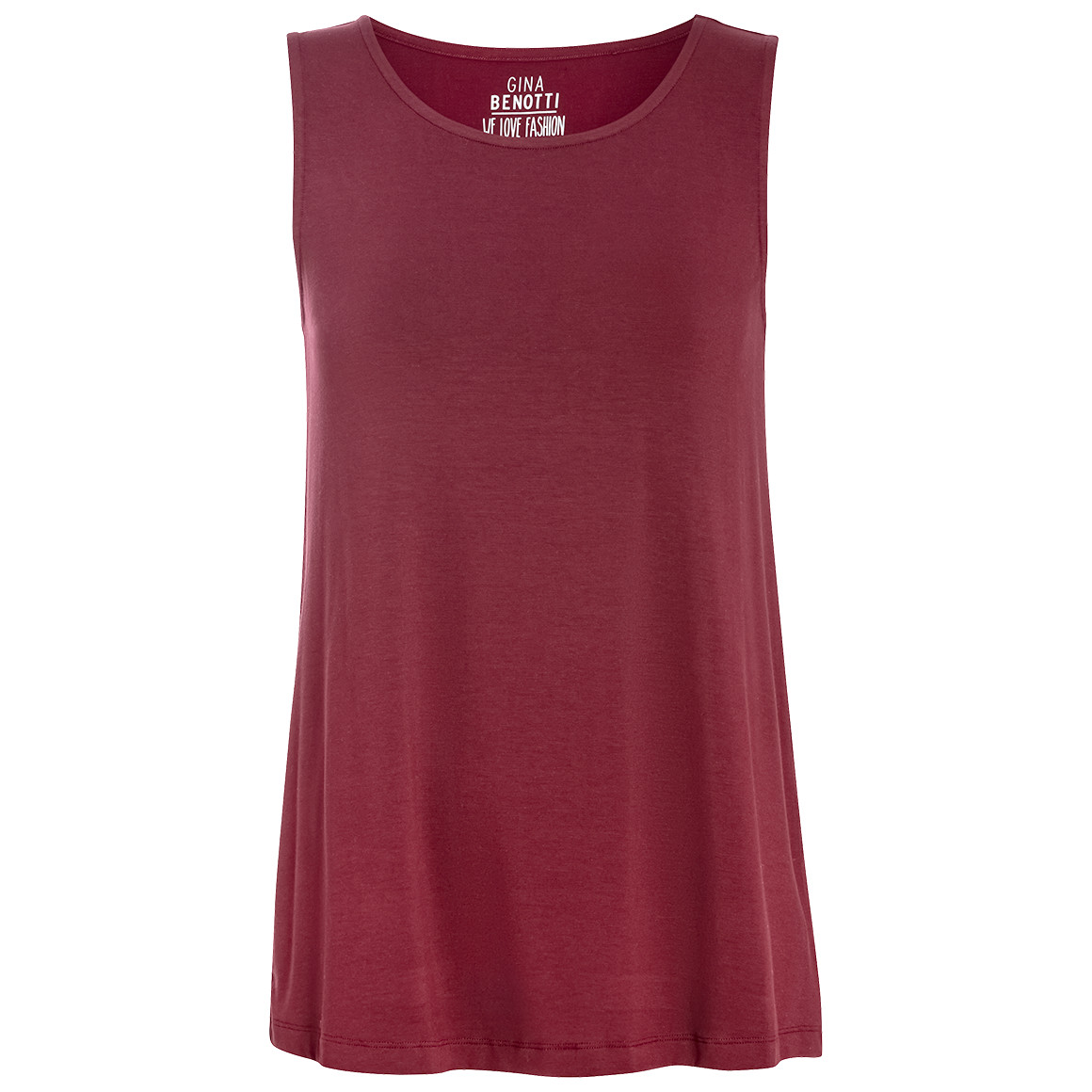 Damen Top in Unifarben