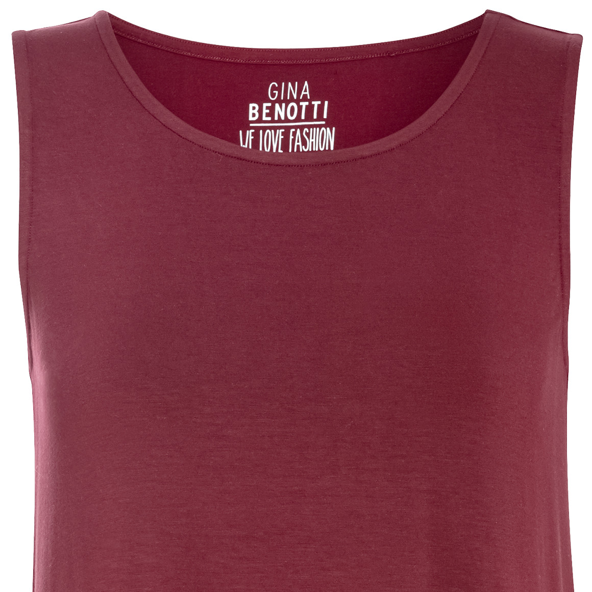 Damen Top in Unifarben