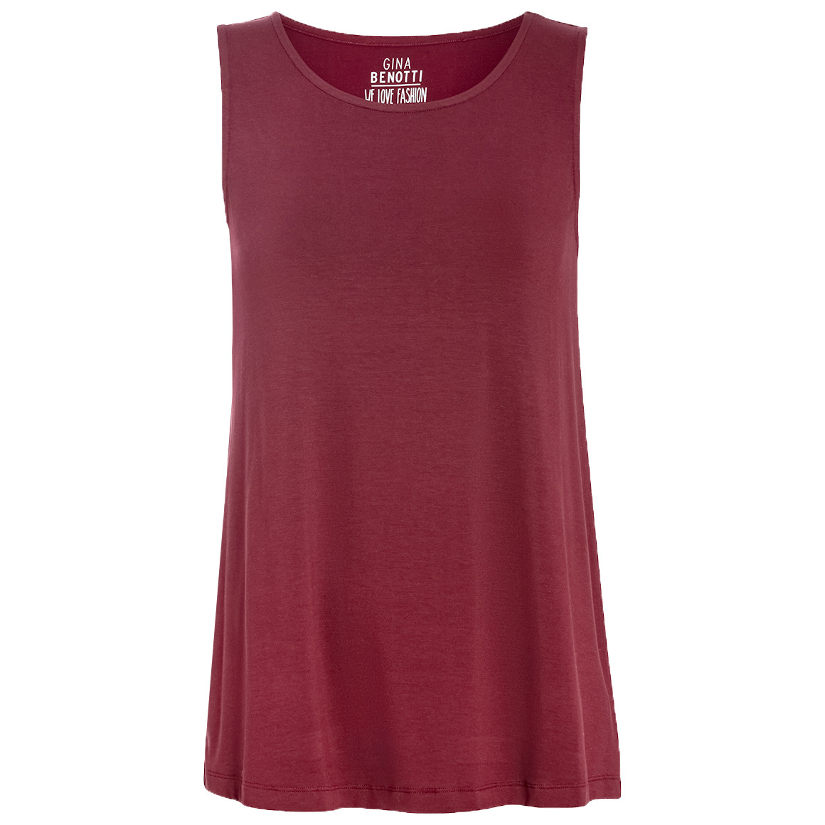 Damen Top in Unifarben