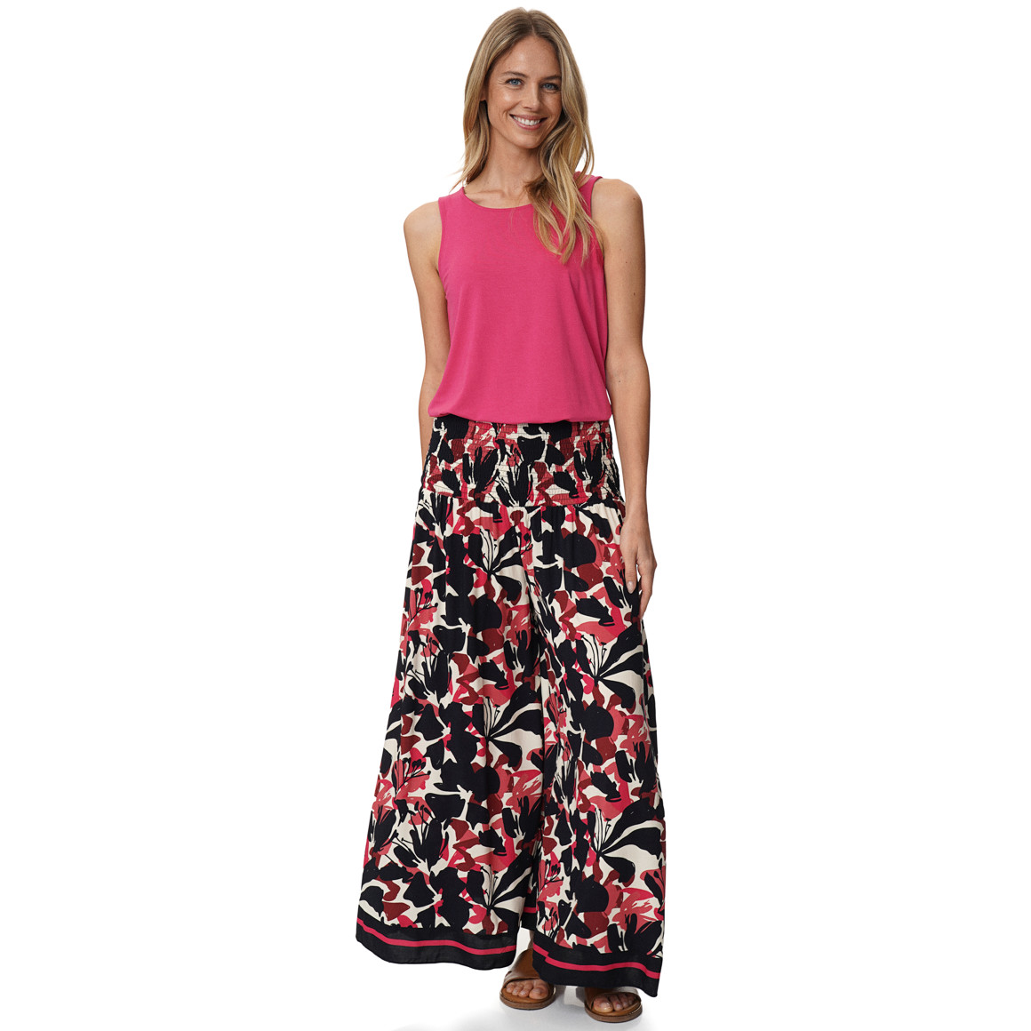 Damen Top in Unifarben