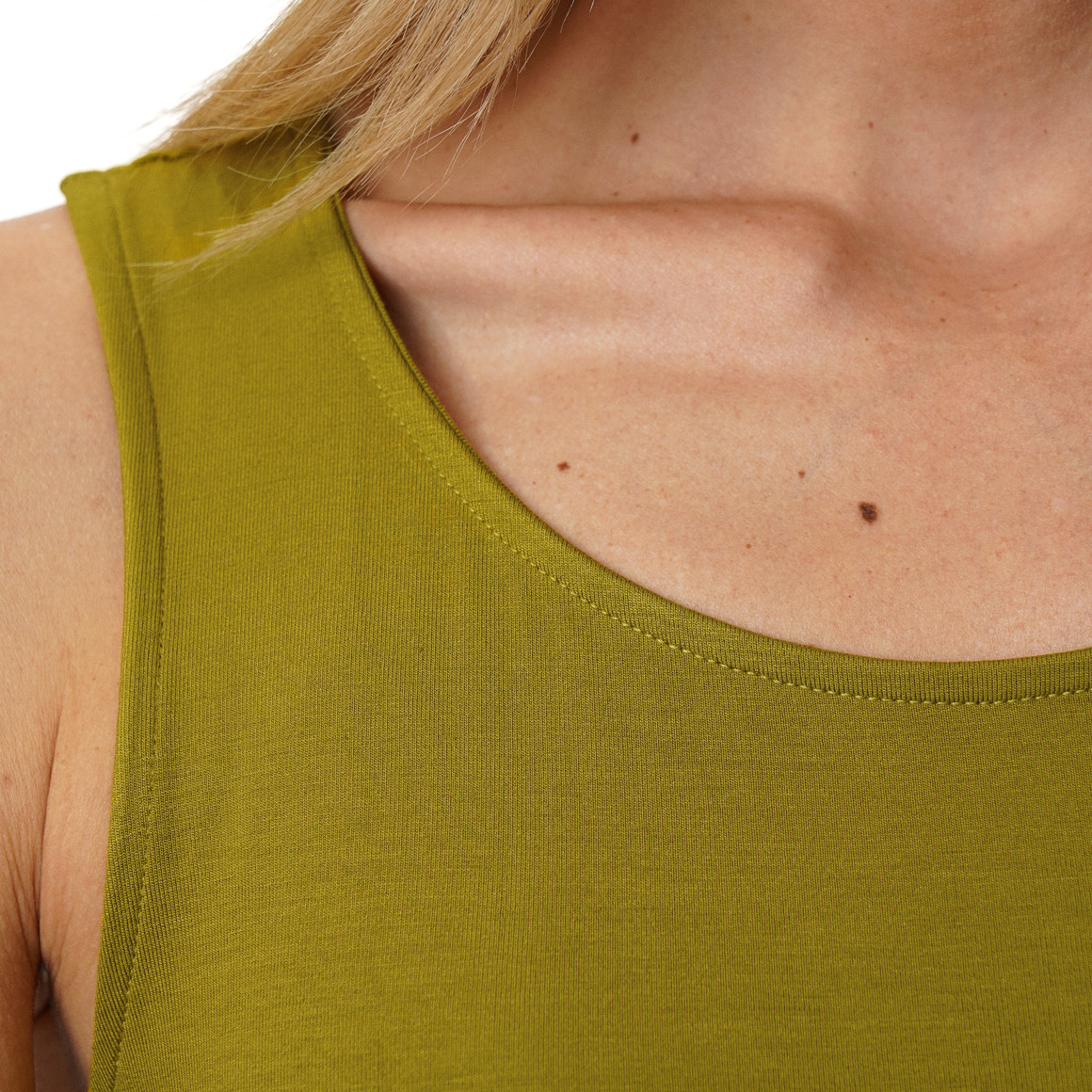 Damen Top in Unifarben