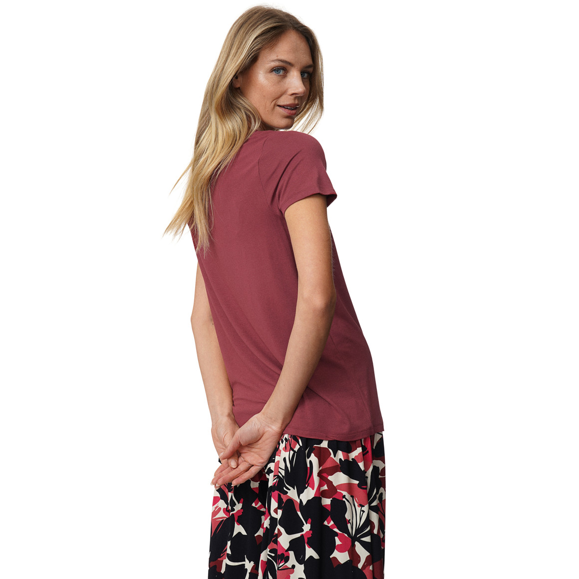 Damen T-Shirt mit Spitze