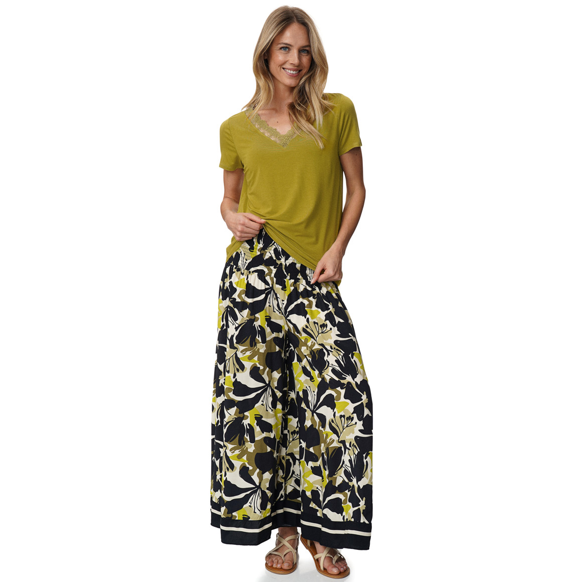 Damen T-Shirt mit Spitze