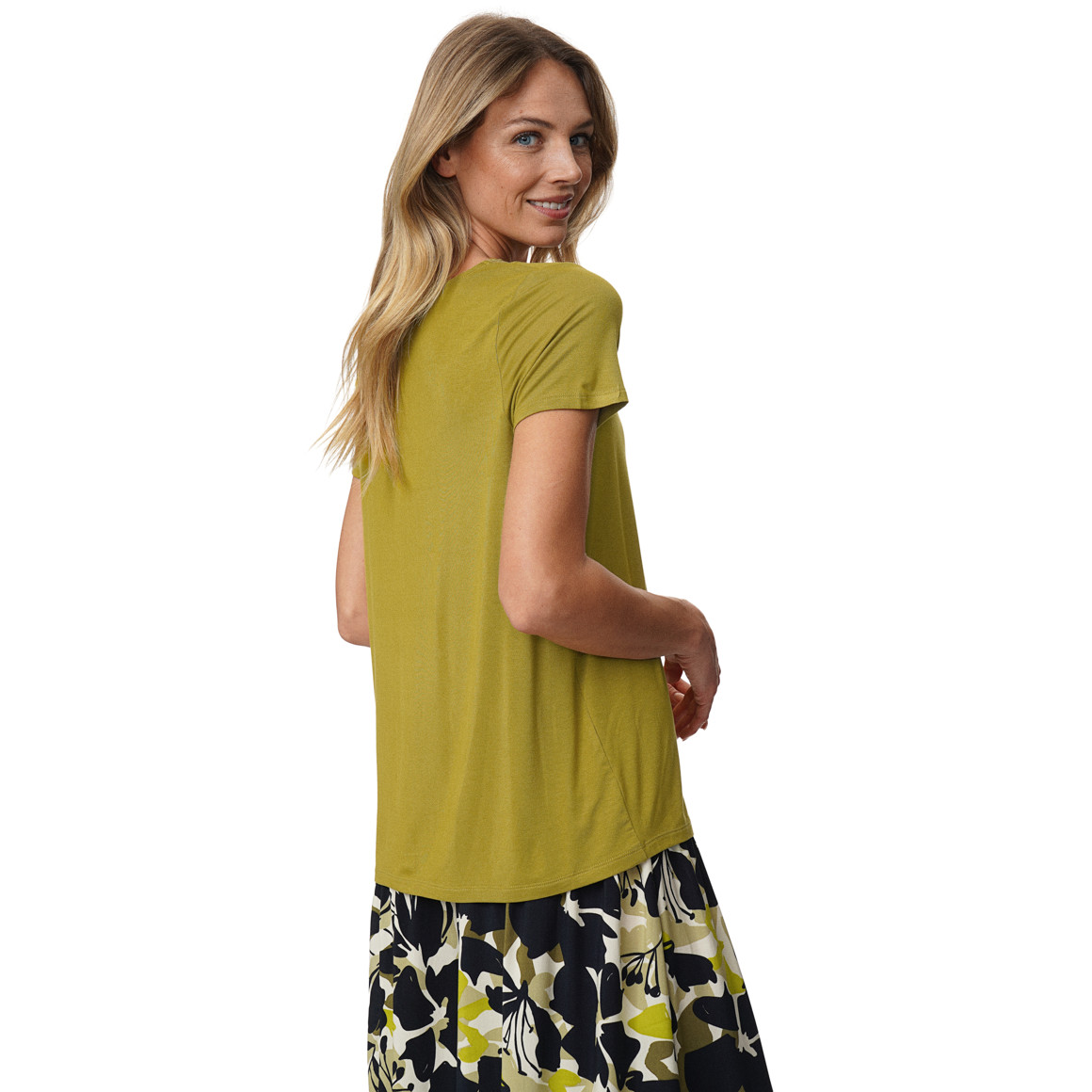 Damen T-Shirt mit Spitze