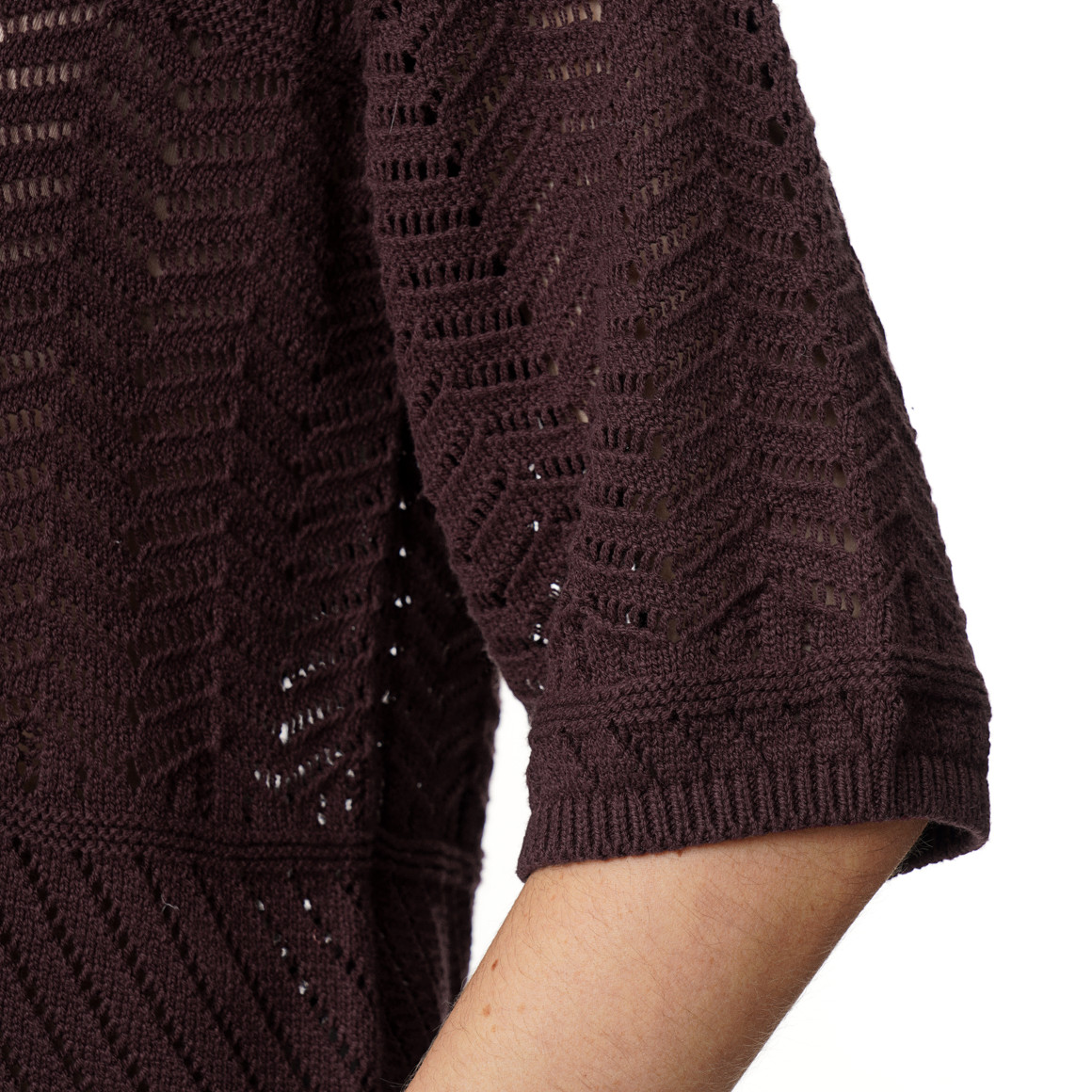 Damen Strickjacke mit Ajours-Muster