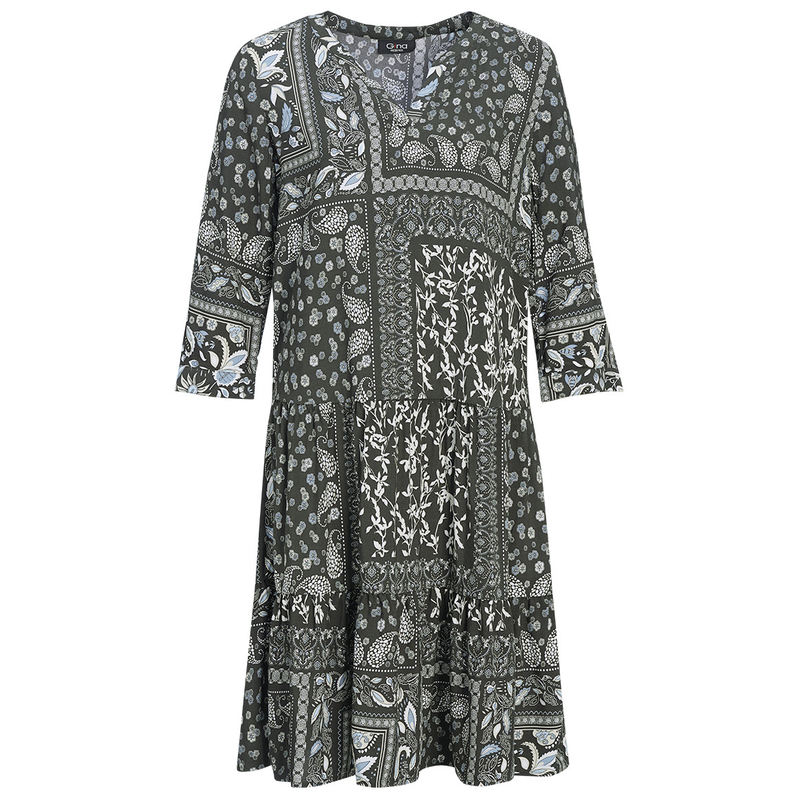 Damen Kleid mit Allover-Muster