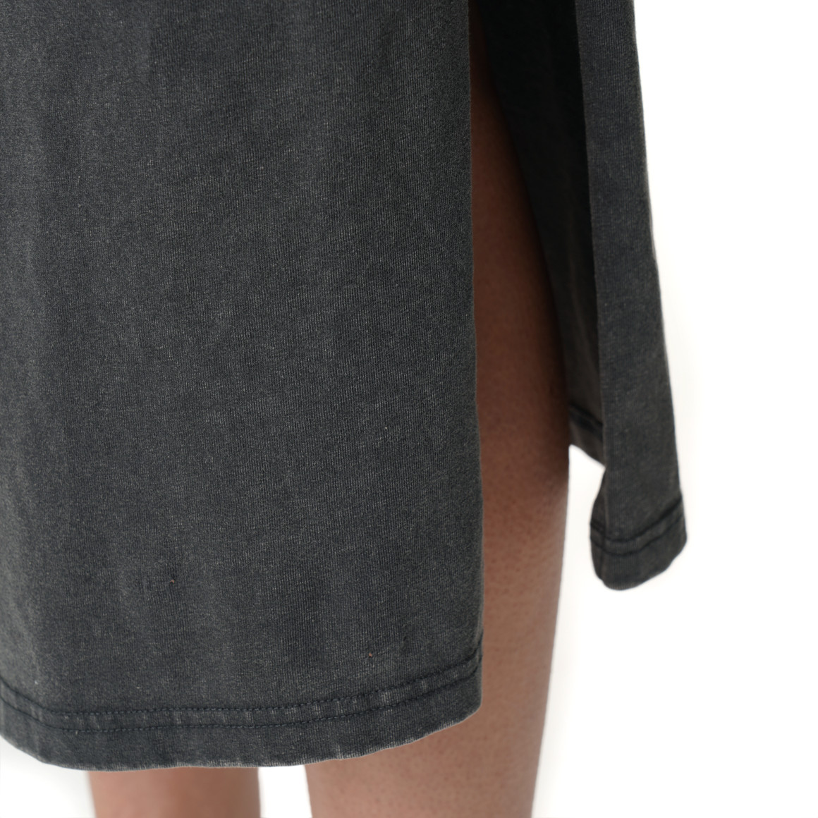 Damen Midi-Kleid mit Knoten-Detail