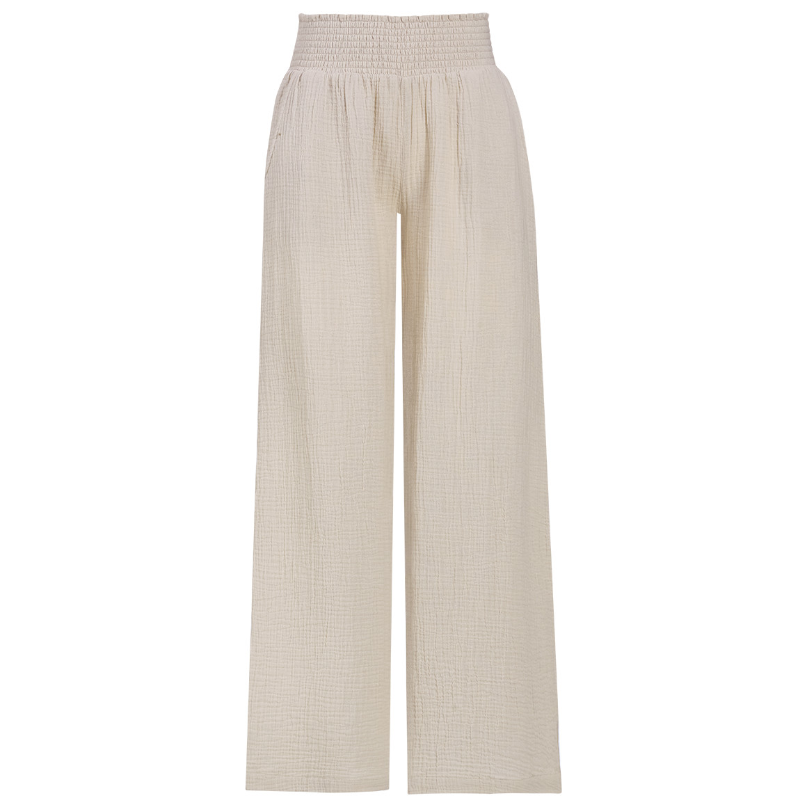 Damen Musselin-Hose mit Elastikbund