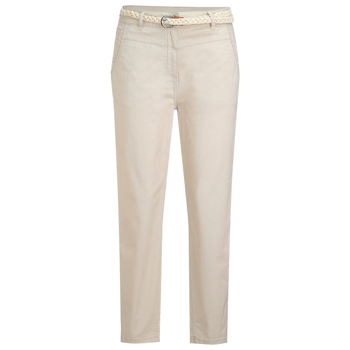 Damen Hose mit Zopf-Gürtel