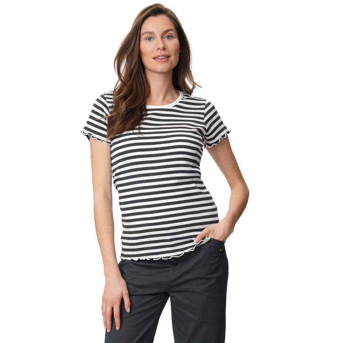 Damen Shirt mit Streifen