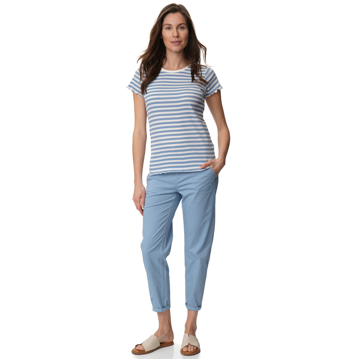 Damen Shirt mit Streifen