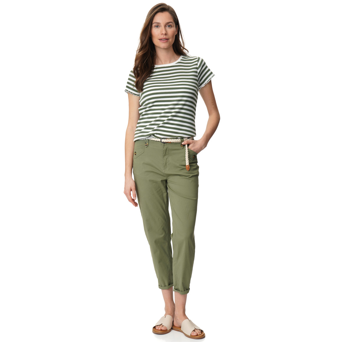 Damen Shirt mit Streifen