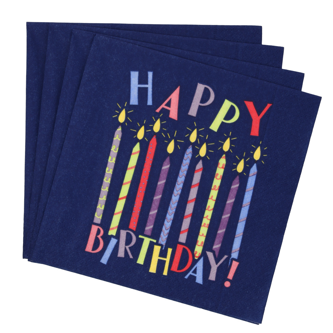 20 Servietten mit Geburtstagsmotiv