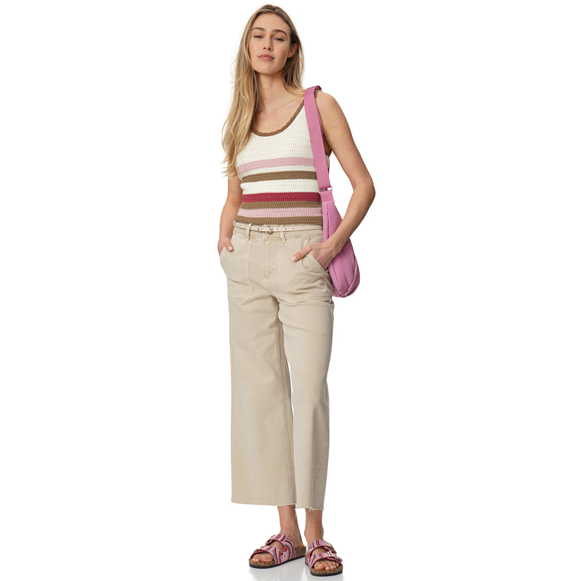 Damen Culotte in Denim-Optik