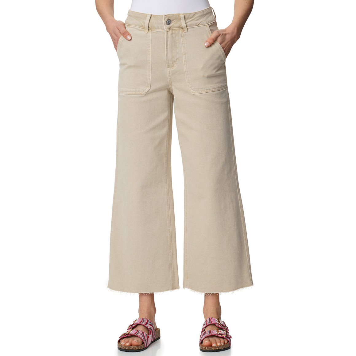 Damen Culotte in Denim-Optik