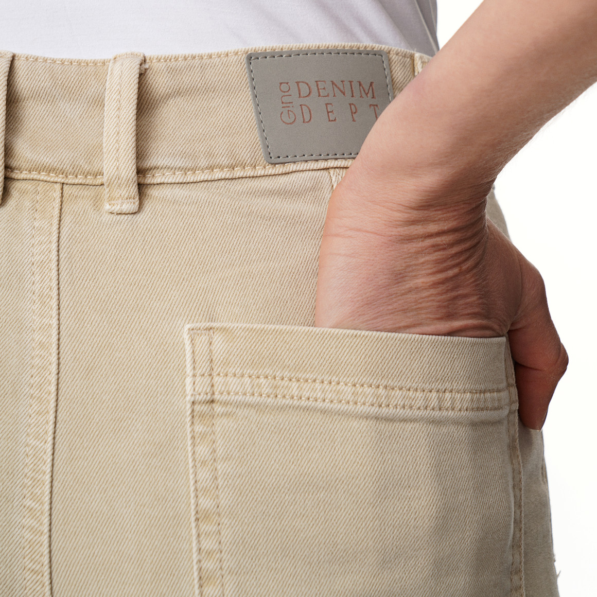 Damen Culotte in Denim-Optik
