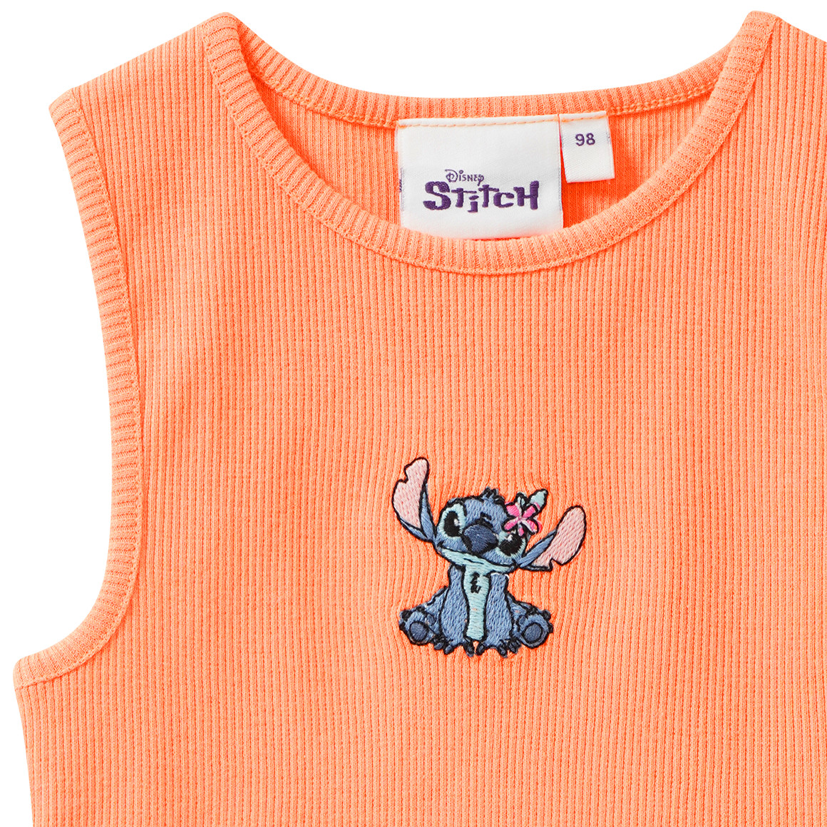 Disney Stitch Top mit Ripp-Struktur