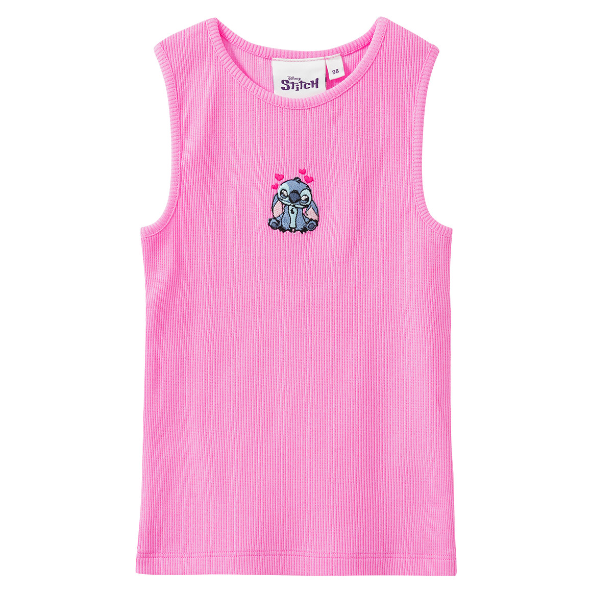 Disney Stitch Top mit Ripp-Struktur