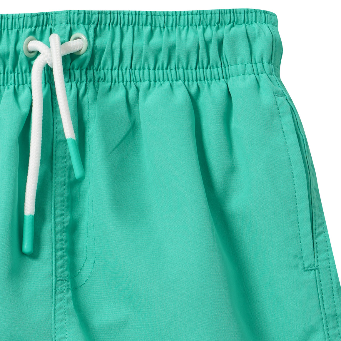 Jungen Badeshorts mit gummiertem Badge
