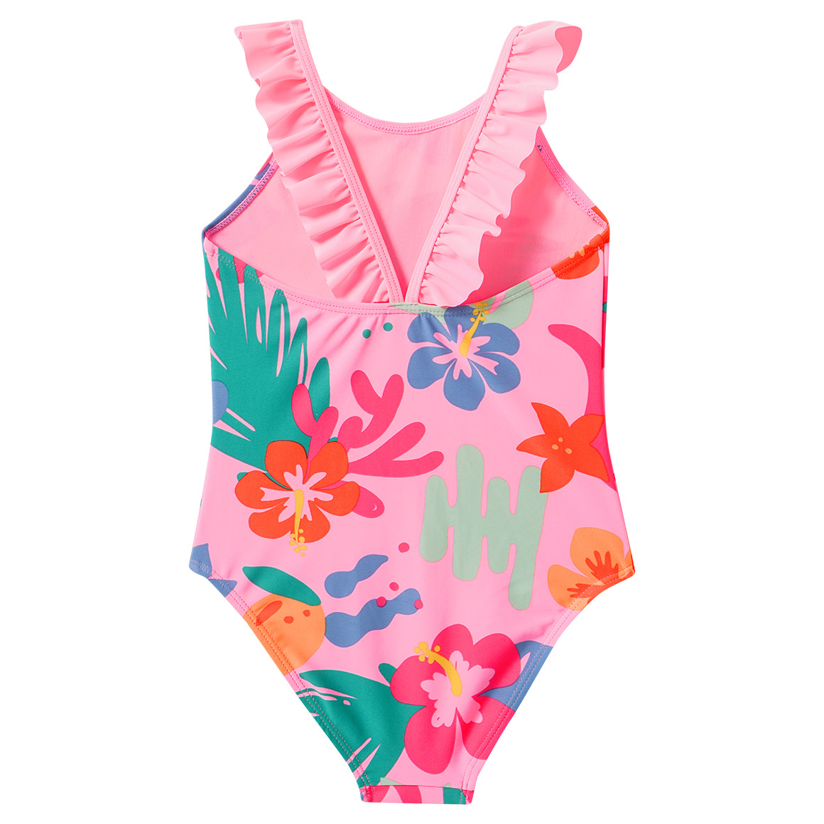 Mädchen Badeanzug im Tropical-Look
