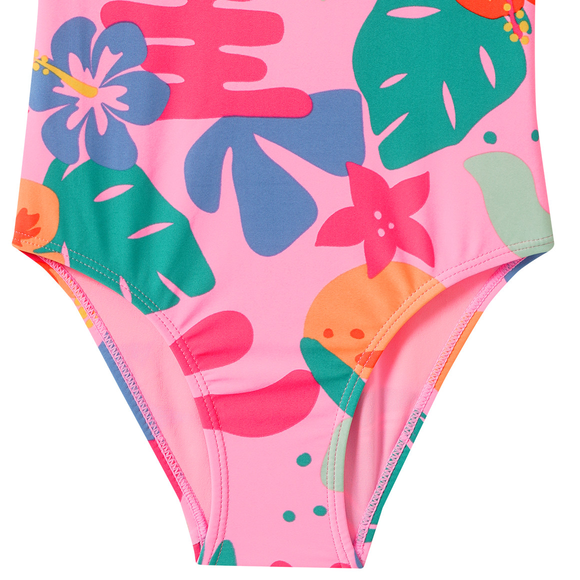Mädchen Badeanzug im Tropical-Look